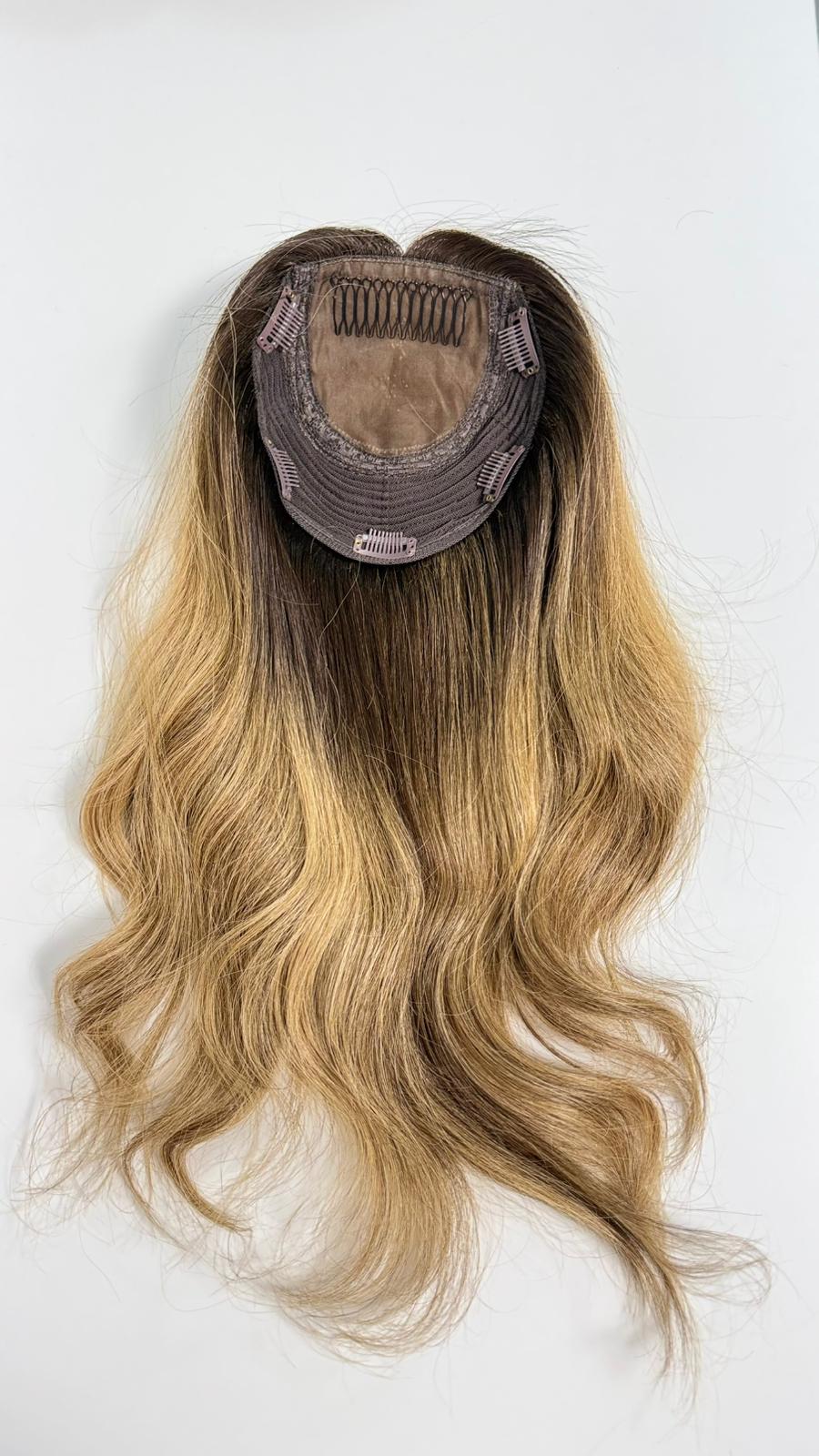 Topper Premium Balayage din Păr 100% Natural – Volum și Culoare fără Vopsire