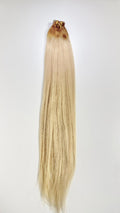 Extensii Tape-On din Fibră Sintetică – Blond "Rooted" (Efect Ombre)