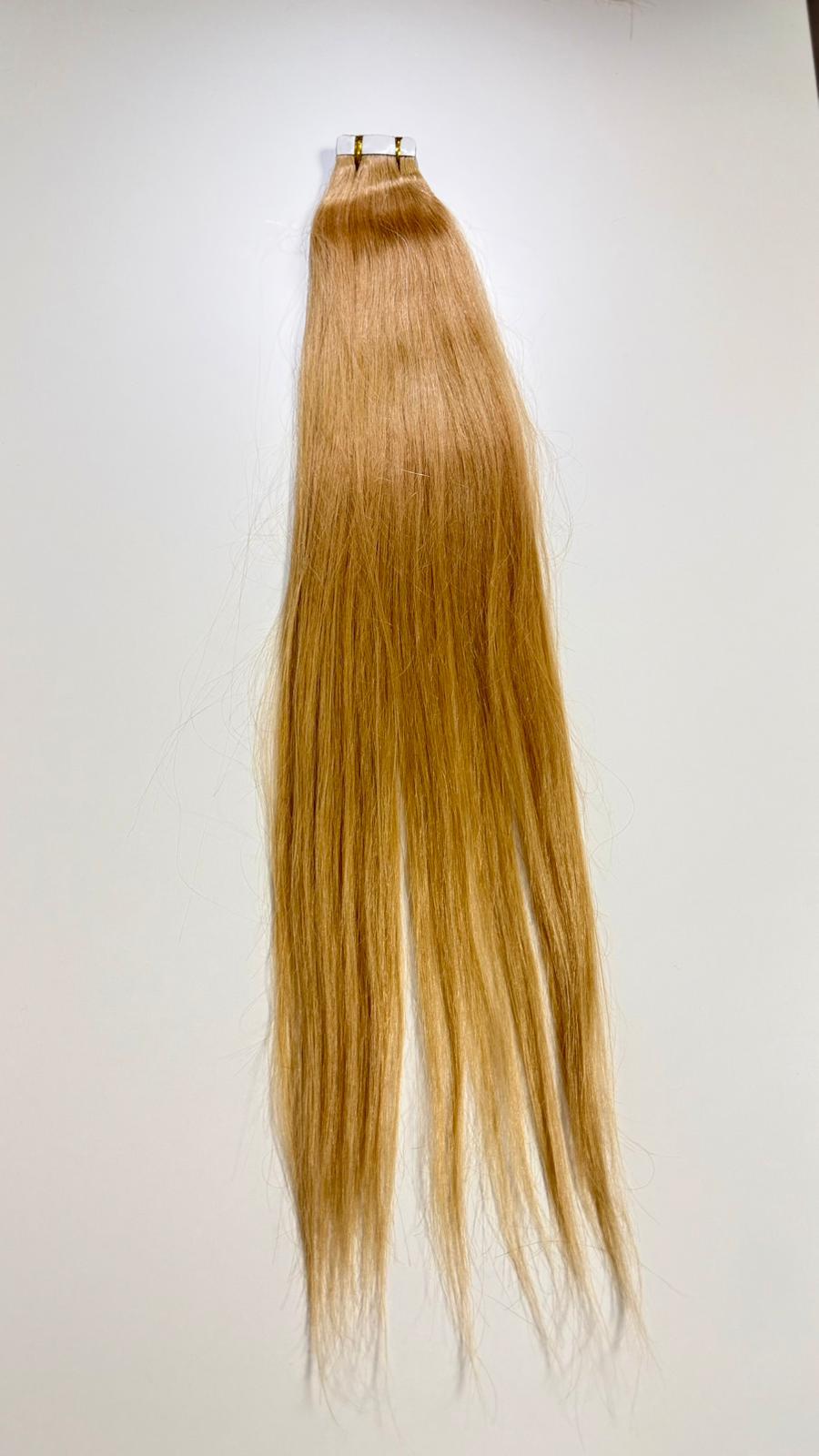 Extensii Tape-On din Fibră Sintetică – Blond Auriu (Honey Blonde)